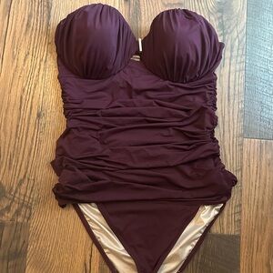 Victoria's Secret Plum Miracle Suit